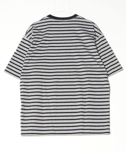 NNBF(エヌエヌビーエフ )の「NNBF BORDER T-SHIRTS(Tシャツ/カットソー・メンズ・ネイビー/ブルー系その他/ブラック/グレー・X-LARGE/LARGE/MEDIUM)」の5枚目の写真
