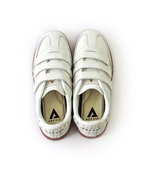 ASFVLT(アスファルト)の「ASFVLT (アスファルト) / ローカット ベルクロスニーカー ELITE CLASSIC VELCRO(スニーカー・レディース・ブラック/ホワイト・40/38/37/36)」の11枚目の写真