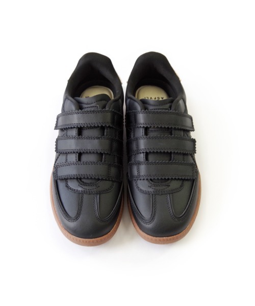 ASFVLT(アスファルト)の「ASFVLT (アスファルト) / ローカット ベルクロスニーカー ELITE CLASSIC VELCRO(スニーカー・レディース・ブラック/ホワイト・40/38/37/36)」の4枚目の写真