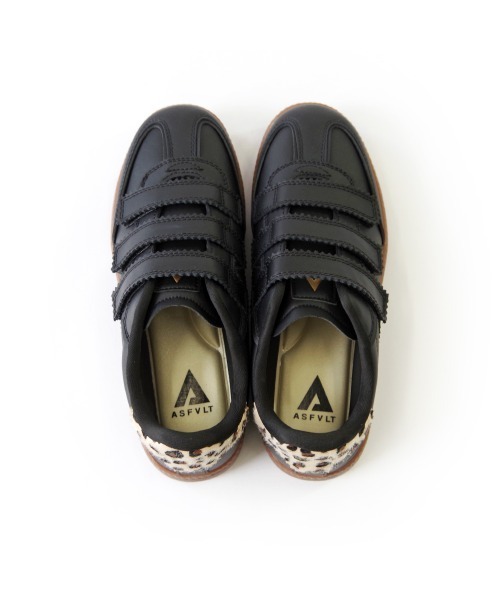 ASFVLT(アスファルト)の「ASFVLT (アスファルト) / ローカット ベルクロスニーカー ELITE CLASSIC VELCRO(スニーカー・レディース・ブラック/ホワイト・40/38/37/36)」の5枚目の写真