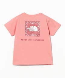 こども ビームス（コドモビームス）の「THE NORTH FACE / トドラー バンダナ スクエア ロゴ Tシャツ 2026SS（100～120cm）ノースフェイス NTT32546（Tシャツ/カットソー）」