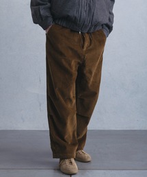 【WEB・直営店限定】+phenix(プラスフェニックス)CORDUROY KNEE TUCK PANTS コーデュロイ ニー タック パンツ