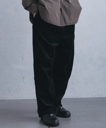 【WEB・直営店限定】+phenix(プラスフェニックス)CORDUROY KNEE TUCK PANTS コーデュロイ ニー タック パンツ
