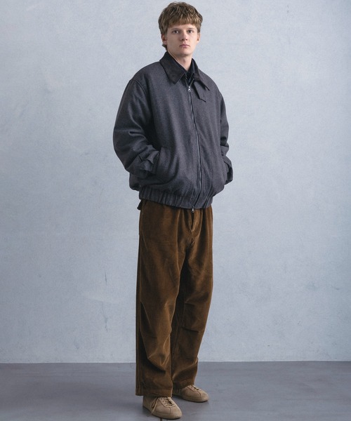 +phenix(プラスフェニックス)の「【WEB・直営店限定】+phenix(プラスフェニックス)CORDUROY KNEE TUCK PANTS コーデュロイ ニー タック パンツ(その他パンツ・メンズ・ブラック/ブラウン・M/L)」の18枚目の写真