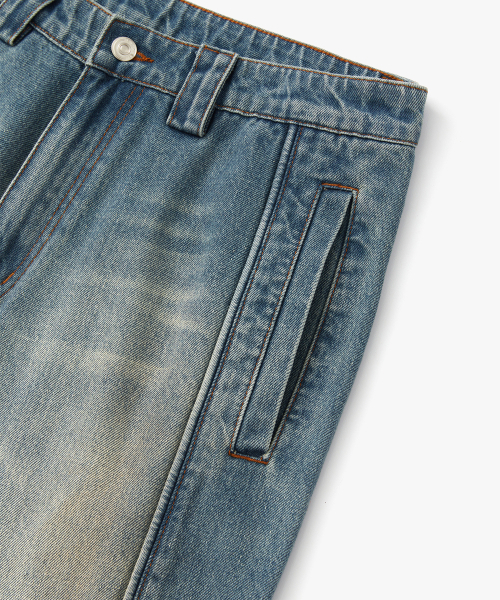 SUARE（スアレ）の「ボーグパイピングデニムパンツ（デニムパンツ・レディース・インディゴブルー・MEDIUM/LARGE/X-LARGE）」の11枚目の写真