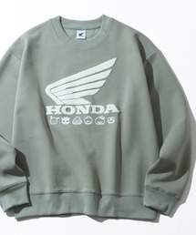 【SANRIO/サンリオ】×【HONDA/ホンダ】リップル ダンボール サガラ刺繍 ウイング スウェット