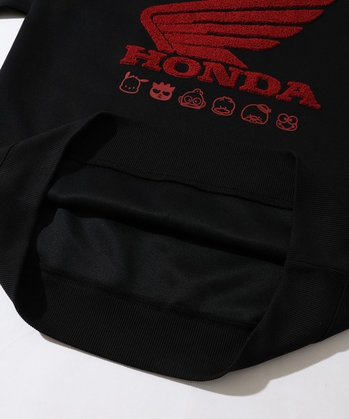 sanrio（サンリオ）の「【SANRIO/サンリオ】×【HONDA/ホンダ】リップル ダンボール サガラ刺繍 ウイング スウェット（スウェット・メンズ・ブラック/ライトグリーン/ブラウン/グレー・M/LL/L）」の18枚目の写真