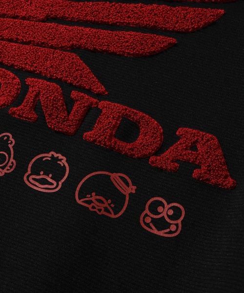 sanrio（サンリオ）の「【SANRIO/サンリオ】×【HONDA/ホンダ】リップル ダンボール サガラ刺繍 ウイング スウェット（スウェット・メンズ・ブラック/ライトグリーン/ブラウン/グレー・M/LL/L）」の17枚目の写真