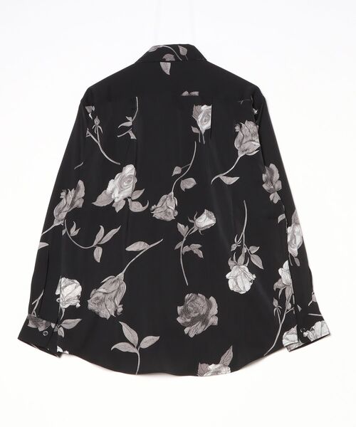 MMMM(エムエムエムエム)の「MMMM/ ローズプリント総柄シャツ/レギュラーカラー(シャツ/ブラウス・メンズ・ブラック/ホワイト・LARGE/MEDIUM)」の11枚目の写真