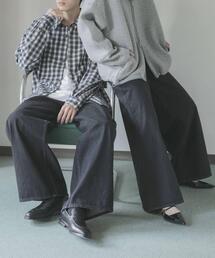 SENSE OF PLACE by URBAN RESEARCH | 『一部WEB限定カラー』『ユニセックス』ヴィンテージライクデニムワイドパンツ(デニムパンツ)