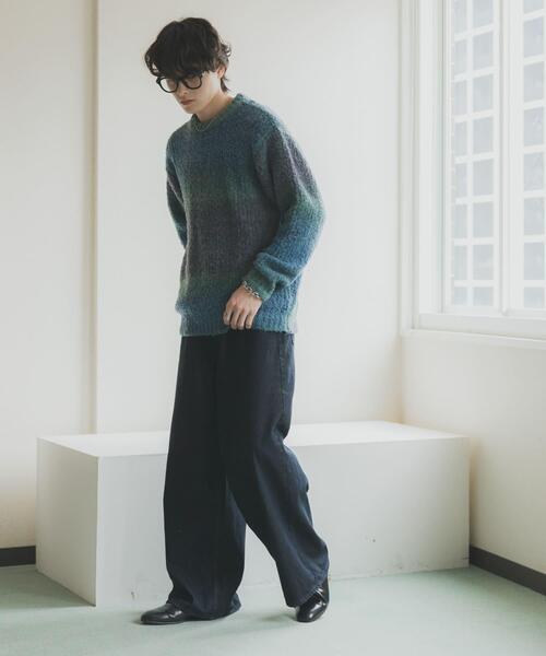 SENSE OF PLACE by URBAN RESEARCH（センスオブプレイスバイアーバンリサーチ）の「『一部WEB限定カラー』ヴィンテージライクデニムワイドパンツ（デニムパンツ・メンズ・ワンウォッシュ/ブラック系その他/ライトカーキ/インディゴブルー/ブラック・MEDIUM/X-LARGE/LARGE）」の19枚目の写真