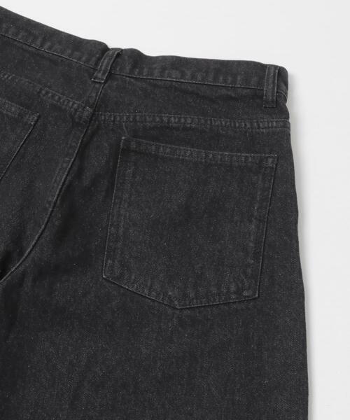 SENSE OF PLACE by URBAN RESEARCH（センスオブプレイスバイアーバンリサーチ）の「『一部WEB限定カラー』『ユニセックス』ヴィンテージライクデニムワイドパンツ（デニムパンツ・メンズ・ワンウォッシュ/ブラック系その他/ライトカーキ/インディゴブルー/ブラック・MEDIUM/X-LARGE/LARGE）」の15枚目の写真