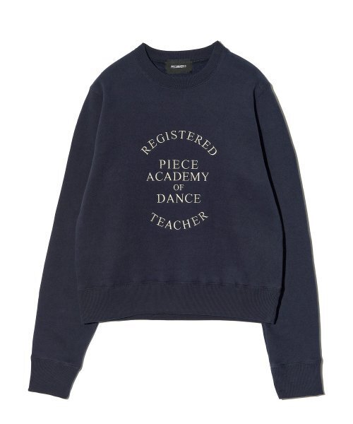 PIECEMAKER(ピースメーカー)の「SLOGAN CROP SWEATSHIRTS (NAVY)(スウェット・レディース・その他・FREE)」の3枚目の写真