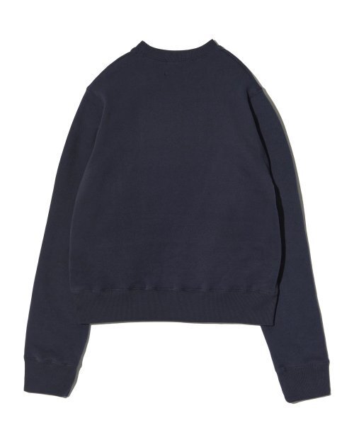 PIECEMAKER(ピースメーカー)の「SLOGAN CROP SWEATSHIRTS (NAVY)(スウェット・レディース・その他・FREE)」の4枚目の写真