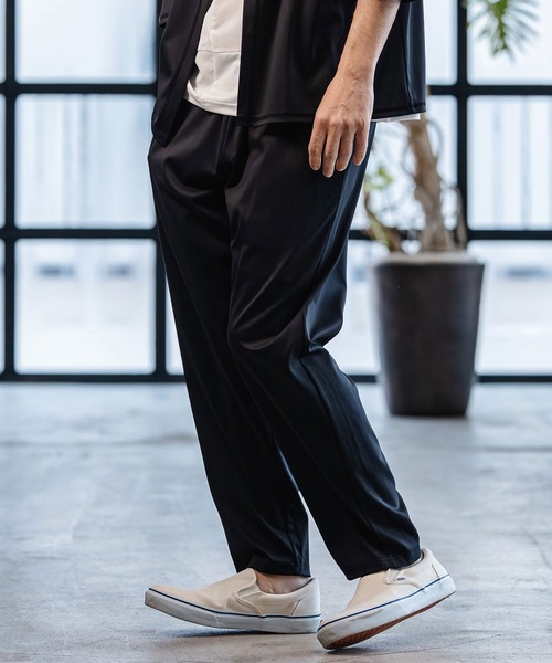 新品 定価￥30800 DECEMBERMAY テーパードパンツ XL メンズ mp14530-Stretch Smooth Pants テーパードパンツ(S65826cmb)（その他