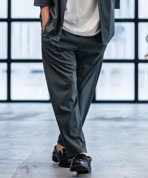 CAMBIO(カンビオ)の「mp14530-Stretch Smooth Pants テーパードパンツ(S65826cmb)(その他パンツ・メンズ・ブラック/ベージュ/チャコール・S/M/L)」の11枚目の写真