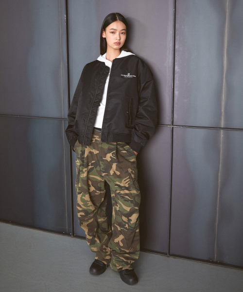LMCの「LMC WHEEL MA-1 JACKET black（MA-1・レディース・その他・S/M/L）」の2枚目の写真