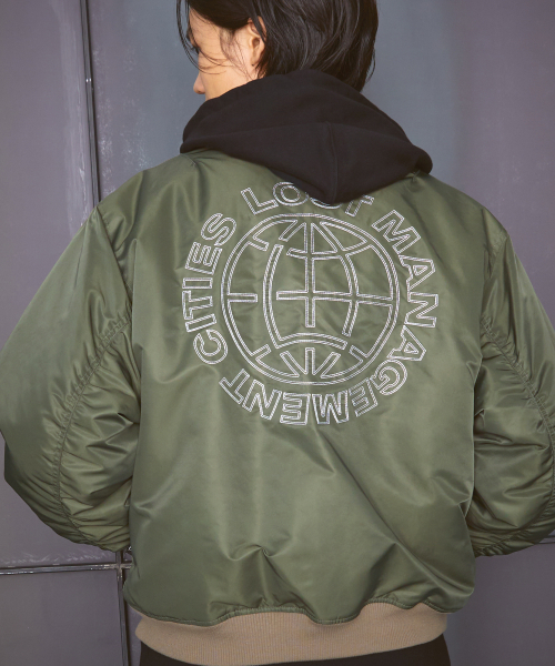 LMCの「LMC WHEEL MA-1 JACKET black（MA-1・レディース・その他・S/M/L）」の6枚目の写真