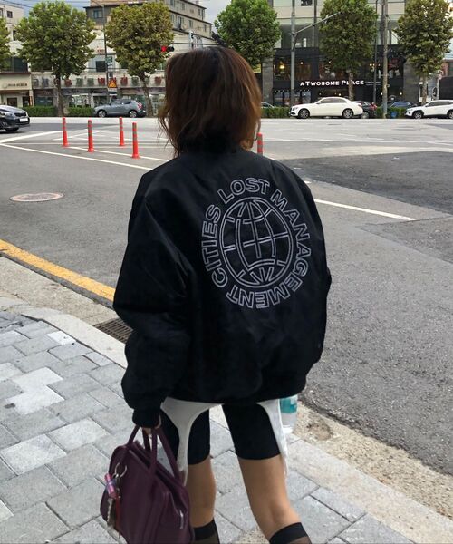 LMCの「LMC WHEEL MA-1 JACKET black(ブルゾン・レディース・その他・S/M/L)」の4枚目の写真