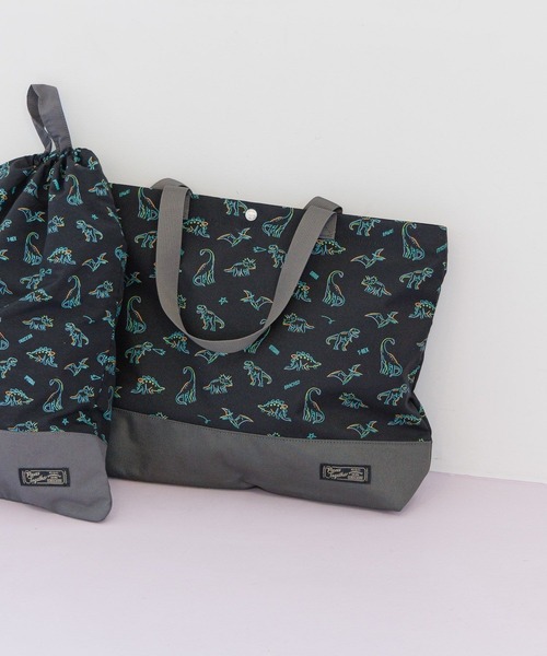 GLOBAL WORK（グローバルワーク）の「洗えるスクールBAG/641375（トートバッグ・キッズ・ブラック系1/ピンク/グリーン/ブラック系/ブラック系9/カーキ/オフホワイト/グレー/ブルー系2/ブルー系4・ONE SIZE）」の3枚目の写真