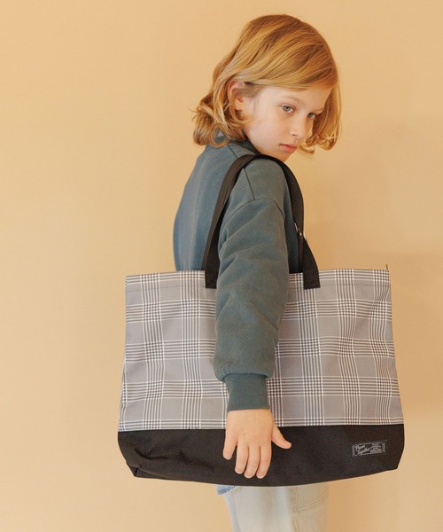 GLOBAL WORK（グローバルワーク）の「洗えるスクールBAG/641375（トートバッグ・キッズ・ブラック系1/ピンク/グリーン/ブラック系/ブラック系9/カーキ/オフホワイト/グレー/ブルー系2/ブルー系4・ONE SIZE）」の5枚目の写真