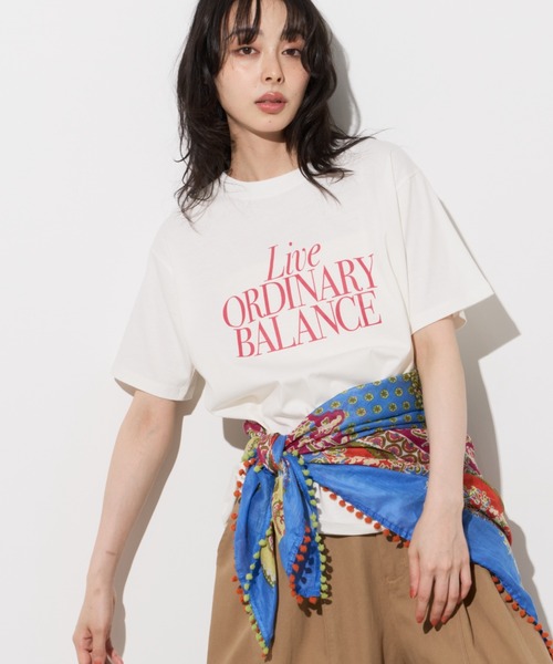 Unitage(ユニテージ)の「【汗染み防止加工】メッセージロゴプリントTEE(Tシャツ/カットソー・レディース・チャコールグレー/ブラウン/アイボリー・FREE)」の21枚目の写真