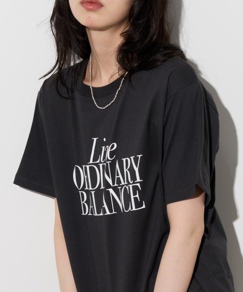 Unitage(ユニテージ)の「【汗染み防止加工】メッセージロゴプリントTEE(Tシャツ/カットソー・レディース・チャコールグレー/ブラウン/アイボリー・FREE)」の16枚目の写真