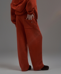 MAU SOLEUM（マウソレウム）の「Dew Folded Sweat Pants - Red（スウェットパンツ）」