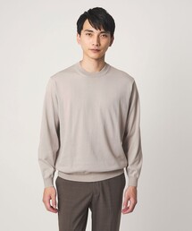 green label relaxing | MTB コットン ハイゲージ クルーネック ニット(ニット/セーター)