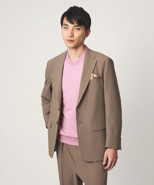 green label relaxing(グリーンレーベルリラクシング)の「MTB コットン ハイゲージ クルーネック ニット(ニット/セーター・メンズ・ライトグレー/ピンク/ダークグレー・L/S/XL/M)」の5枚目の写真