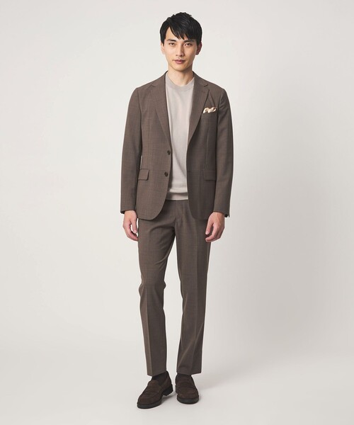 green label relaxing(グリーンレーベルリラクシング)の「MTB コットン ハイゲージ クルーネック ニット(ニット/セーター・メンズ・ライトグレー/ピンク/ダークグレー・L/S/XL/M)」の9枚目の写真