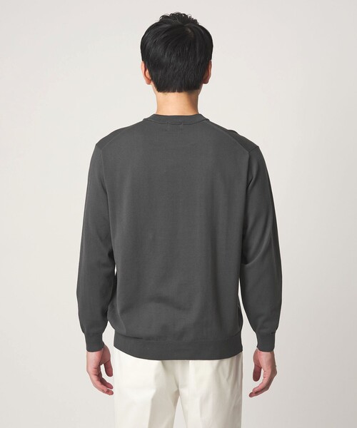 green label relaxing(グリーンレーベルリラクシング)の「MTB コットン ハイゲージ クルーネック ニット(ニット/セーター・メンズ・ライトグレー/ピンク/ダークグレー・L/S/XL/M)」の14枚目の写真