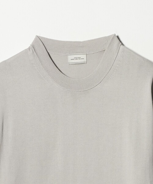 green label relaxing(グリーンレーベルリラクシング)の「MTB コットン ハイゲージ クルーネック ニット(ニット/セーター・メンズ・ライトグレー/ピンク/ダークグレー・L/S/XL/M)」の17枚目の写真