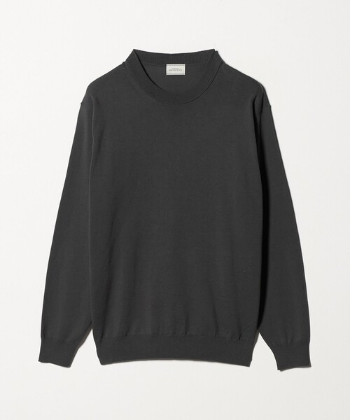 green label relaxing(グリーンレーベルリラクシング)の「MTB コットン ハイゲージ クルーネック ニット(ニット/セーター・メンズ・ライトグレー/ピンク/ダークグレー・L/S/XL/M)」の19枚目の写真