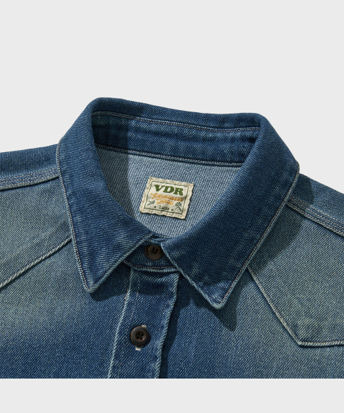 VDR（ブイディアール）の「DENIM WORK SHIRTS [Classic]（シャツ/ブラウス・メンズ・その他・M/XL）」の3枚目の写真