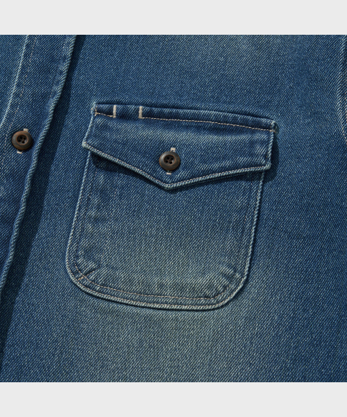 VDR（ブイディアール）の「DENIM WORK SHIRTS [Classic]（シャツ/ブラウス・メンズ・その他・M/XL）」の5枚目の写真