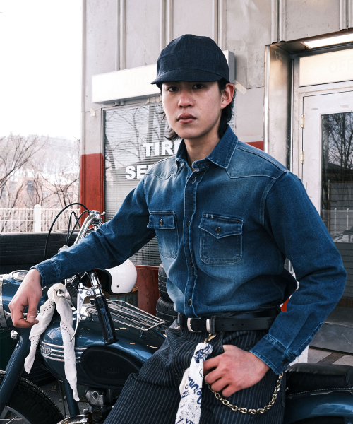 VDR（ブイディアール）の「DENIM WORK SHIRTS [Classic]（シャツ/ブラウス・メンズ・その他・M/XL）」の6枚目の写真