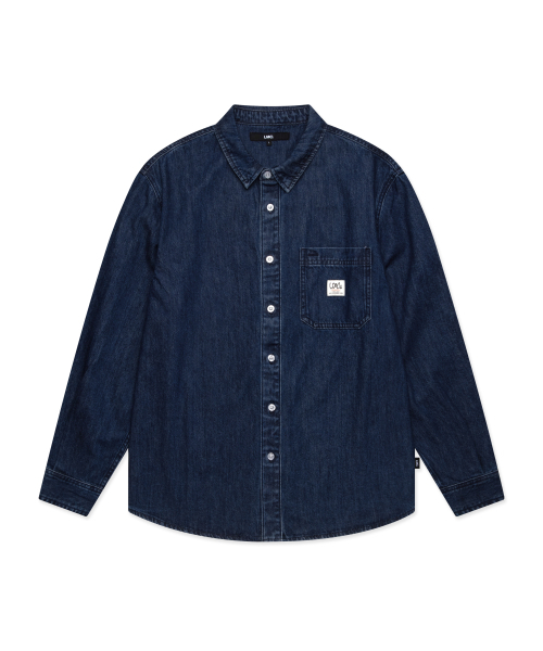 LMCの「OVERSIZED DENIM SHIRT Vintage Blue(シャツ/ブラウス・レディース・その他・S/M/L)」の1枚目の写真