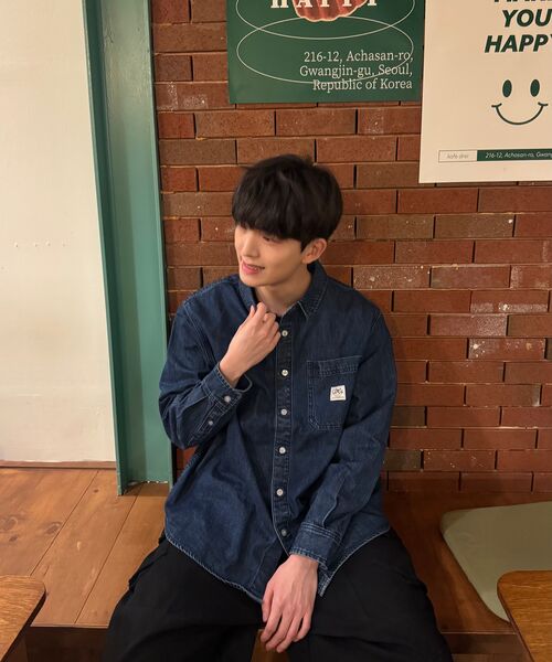 LMCの「OVERSIZED DENIM SHIRT Vintage Blue(シャツ/ブラウス・レディース・その他・S/M/L)」の18枚目の写真