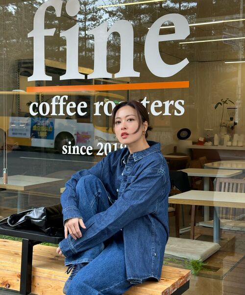 LMCの「OVERSIZED DENIM SHIRT Vintage Blue(シャツ/ブラウス・レディース・その他・S/M/L)」の9枚目の写真
