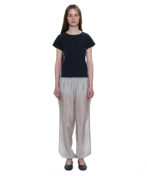 PARTIMENTO WOMEN(パルティメントウィメン)の「ナンバリングプリンテッドT_ネイビー(Tシャツ/カットソー・レディース・その他・ONE SIZE)」の2枚目の写真