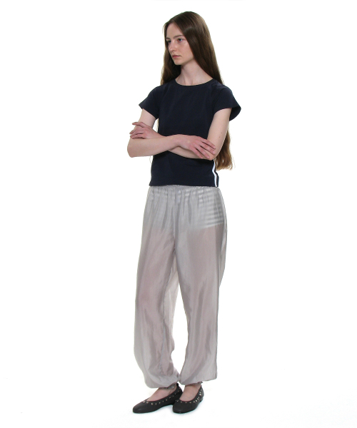 PARTIMENTO WOMEN(パルティメントウィメン)の「ナンバリングプリンテッドT_ネイビー(Tシャツ/カットソー・レディース・その他・ONE SIZE)」の5枚目の写真