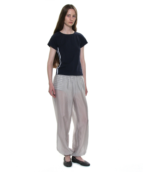 PARTIMENTO WOMEN(パルティメントウィメン)の「ナンバリングプリンテッドT_ネイビー(Tシャツ/カットソー・レディース・その他・ONE SIZE)」の6枚目の写真