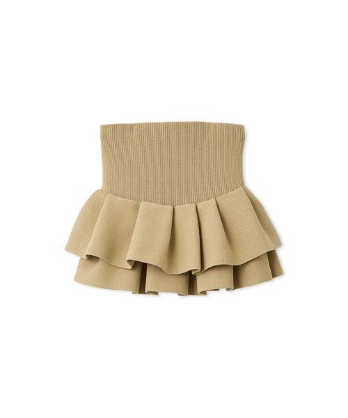 FRAY I.D（フレイアイディー）の「ランダムペプラムニットベアトップス（チューブトップ・レディース・ブルー/ブラック/マルチ/ベージュ・F）」の21枚目の写真