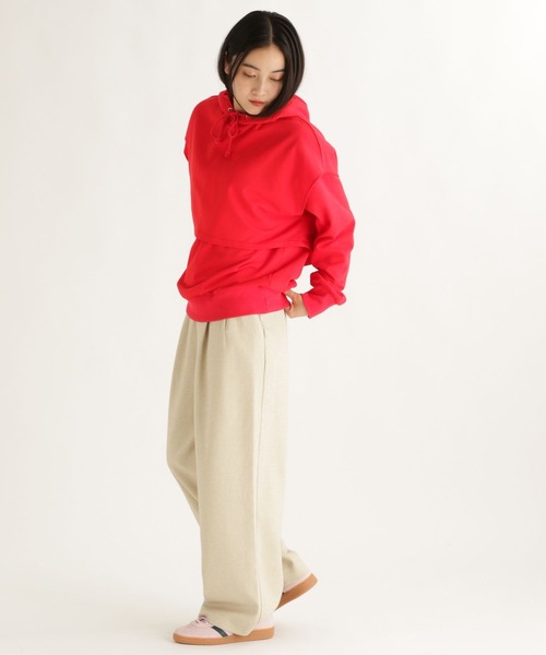 studio CLIP（スタディオクリップ）の「【daily CLIP】ネップイージーパンツ（その他パンツ・レディース・ベージュ/ブラック・FREE）」の11枚目の写真