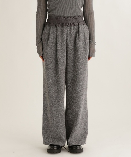 studio CLIP（スタディオクリップ）の「【daily CLIP】ネップイージーパンツ（その他パンツ・レディース・ベージュ/ブラック・FREE）」の13枚目の写真