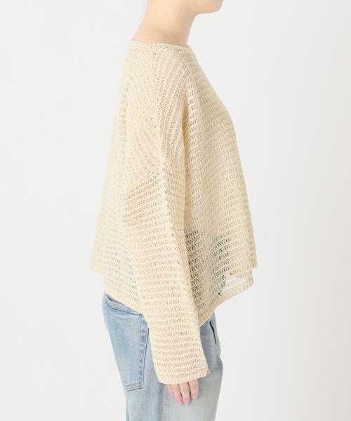 FRAMeWORK（フレームワーク）の「コットンコードニットプルオーバー（ニット/セーター・レディース・ベージュ/ホワイト・FREE）」の11枚目の写真