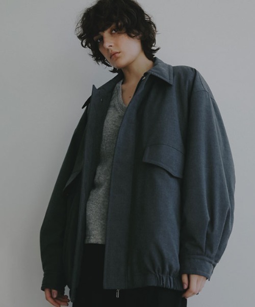 ETRE TOKYO(エトレトウキョウ)の「パディングワークブルゾン(ブルゾン・レディース・ベージュ/グレー・S/M)」の11枚目の写真