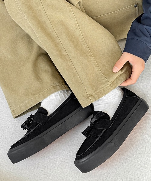 CALIFORNIA OUTFITTERS（カリフォルニア アウトフィッターズ）の「1D65-SZ ボリュームソール タッセルローファー 厚底（ローファー・メンズ・ブラック/ブラウン・44/42/40）」の10枚目の写真