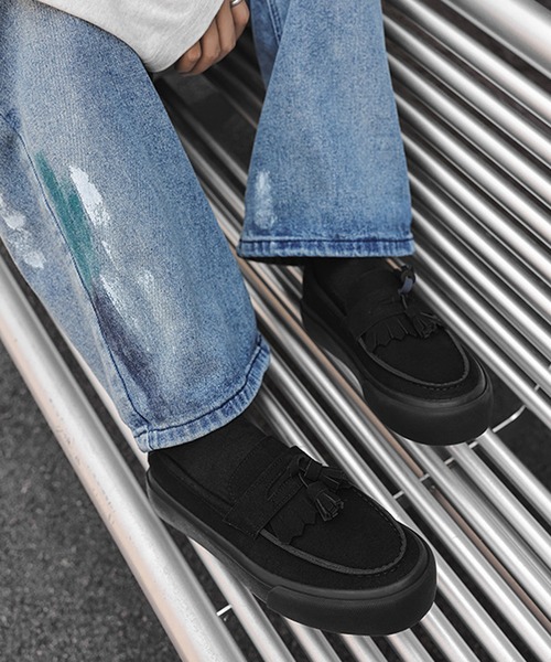 CALIFORNIA OUTFITTERS（カリフォルニア アウトフィッターズ）の「1D65-SZ ボリュームソール タッセルローファー 厚底（ローファー・メンズ・ブラック/ブラウン・44/42/40）」の14枚目の写真